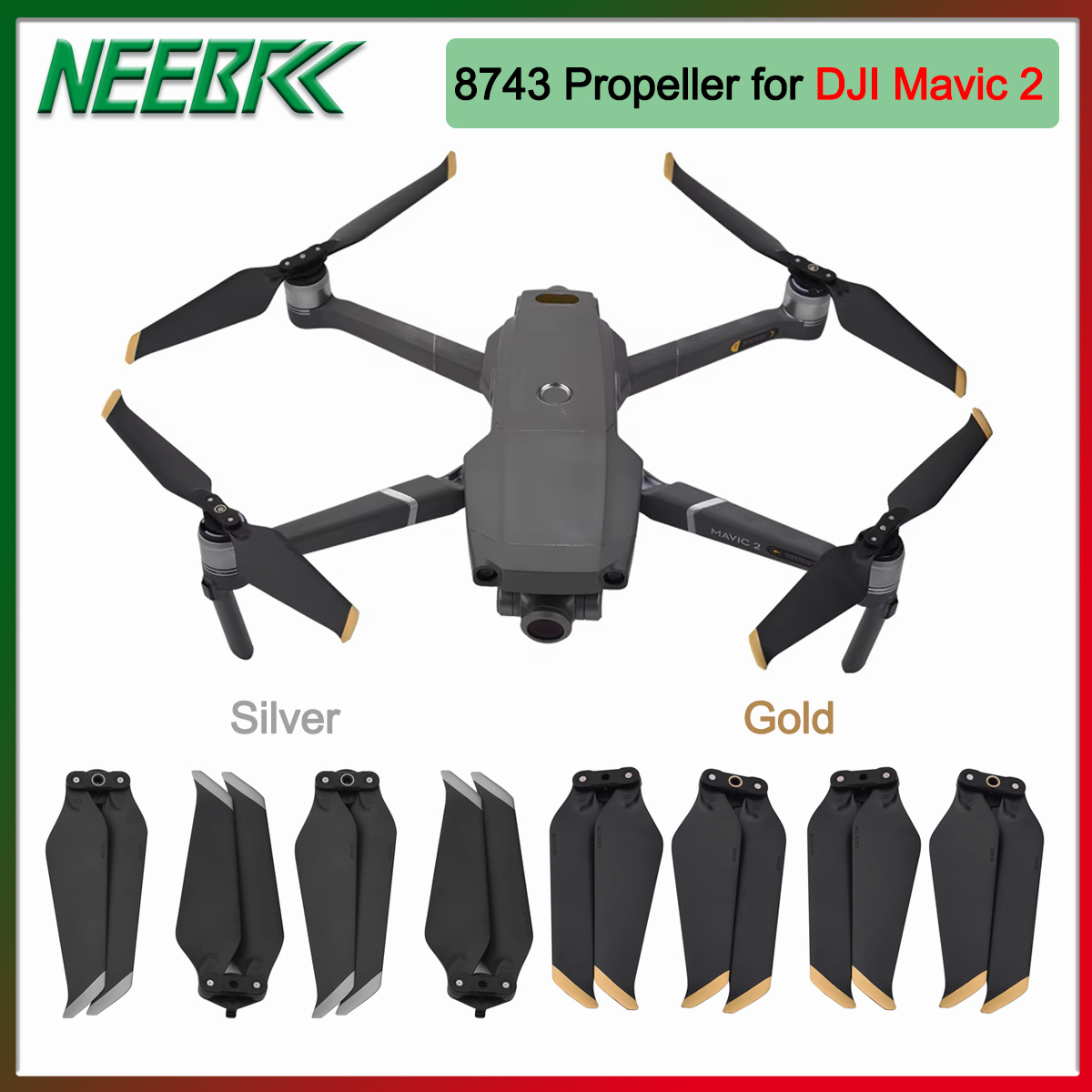 Drone Battery Smart - 4/8 pces 8743 hélice adereços de