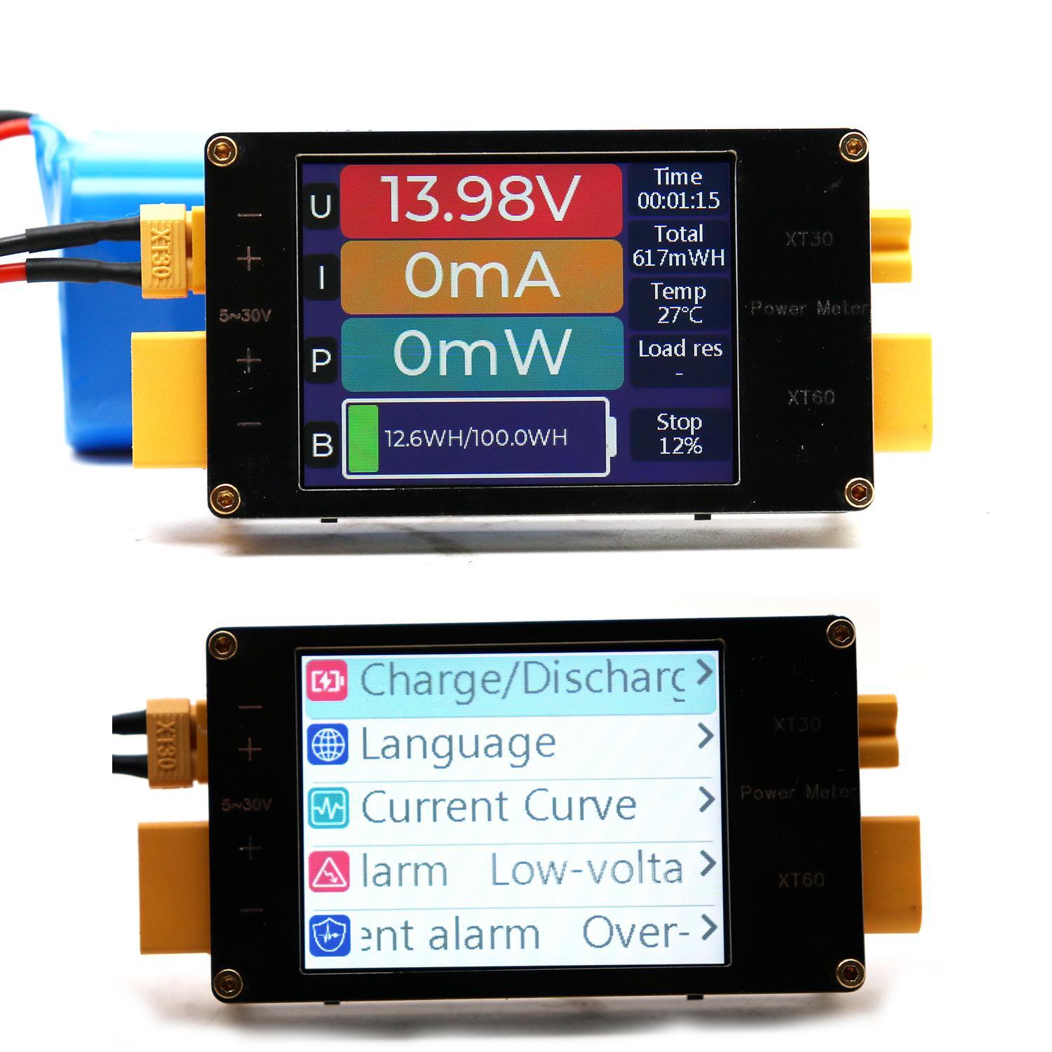 Drone Battery Voltage Checker - Monitor de Energia com Display de