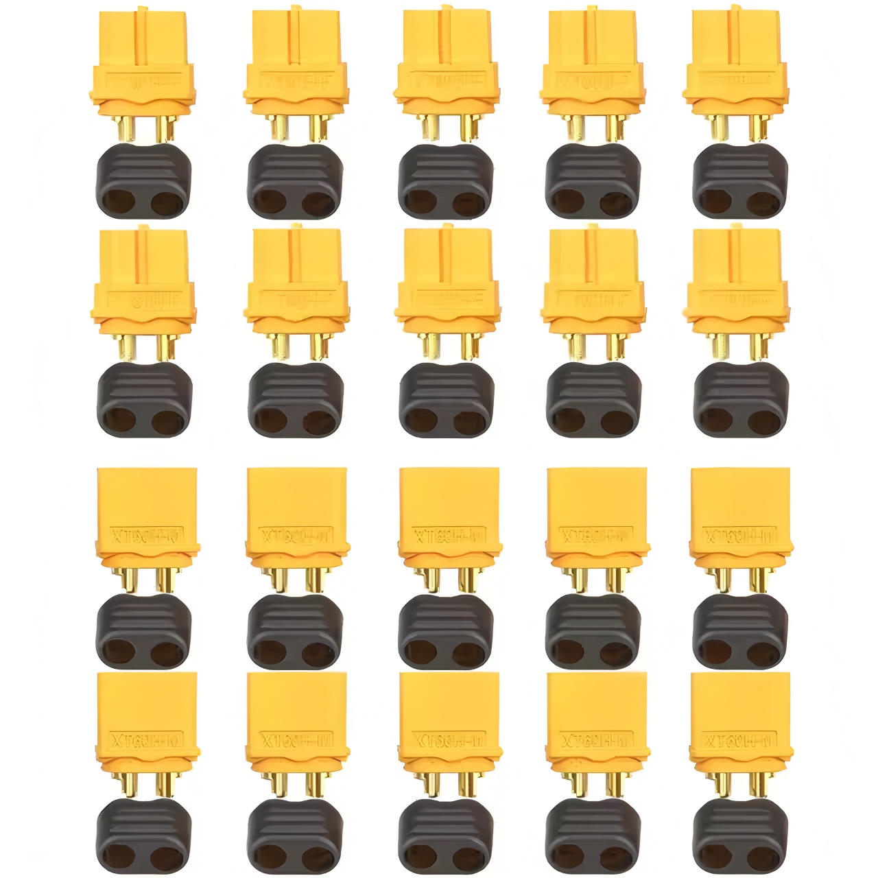 Drone Battery Connector - Conjunto de Conectores XT60H (10/20 pares)