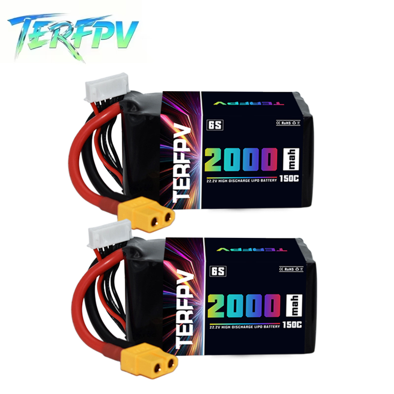 Drone Battery 6S - Terfpv 6s 22.2v 2000mah 150c/300c fpv