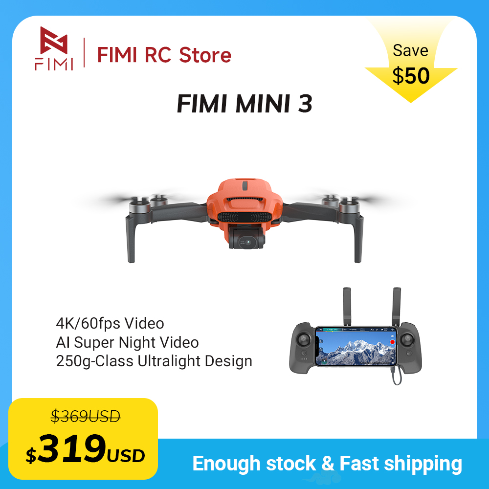 Drone Battery Smart - Drone FIMI MINI 3 com Câmera
