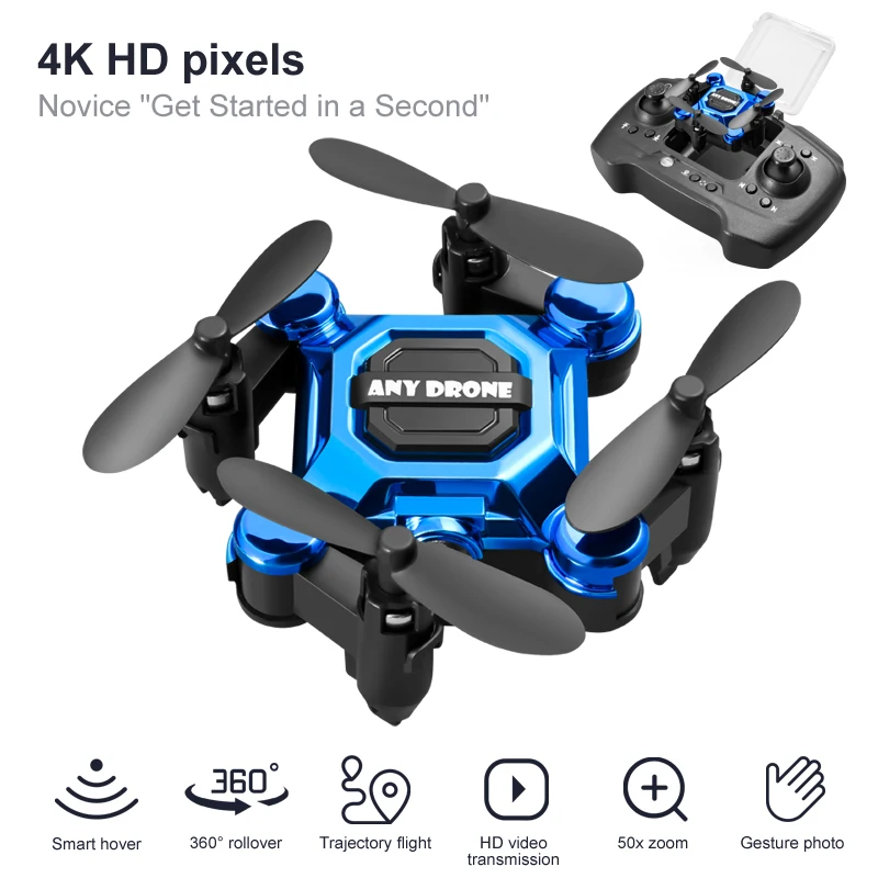 Drone Battery Smart - Câmera 4K HD RC Drone Dobrável