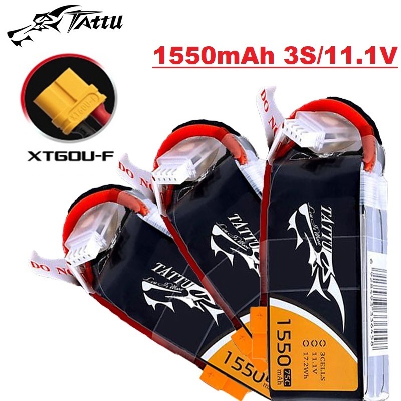 Drone Battery Li-Ion - Bateria TATTU-LiPo para Helicóptero RC, Quadcopter,