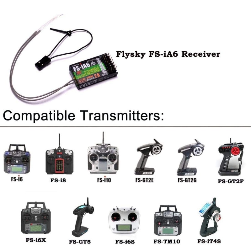 Flysky FS-IA6 Receptor 6CH Ant - Drone Battery Plate avaliação e preço