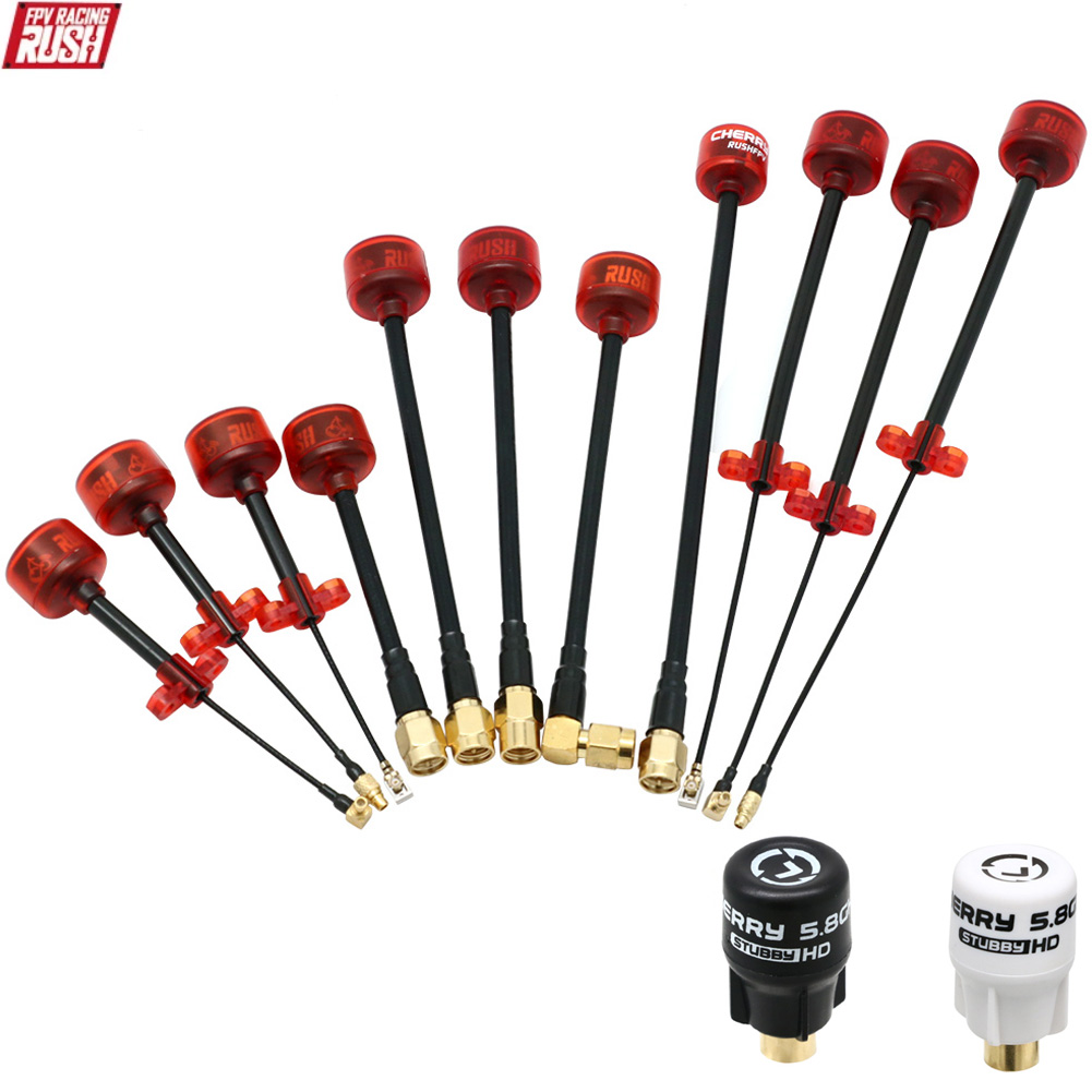 Rush cereja fpv 5.8g antena lh - Drone Battery Connector avaliação e preço