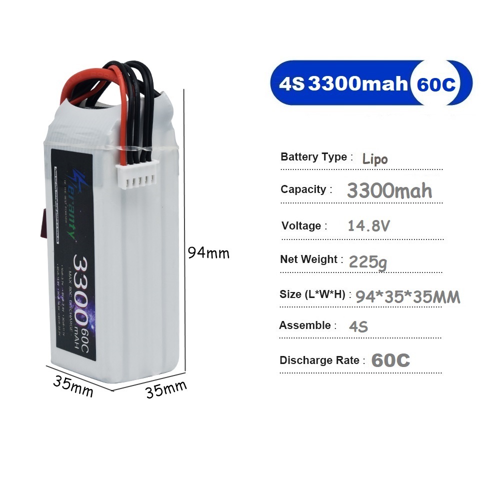 Bateria recarregável lipo 4S 3 - Drone Battery Connector avaliação e preço