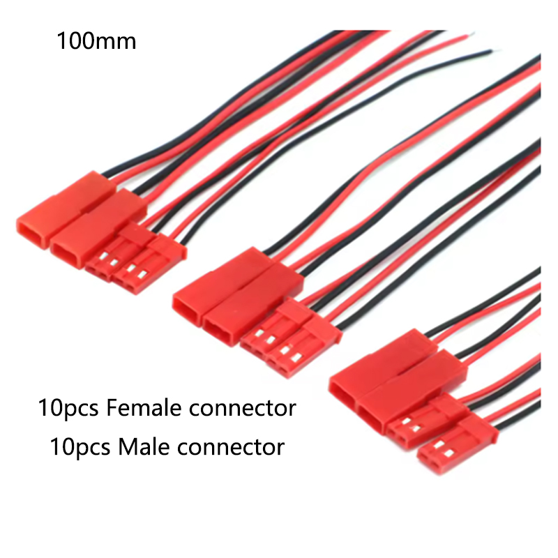 20 peças 100mm 150mm 200mm jst - Drone Battery Connector avaliação e preço