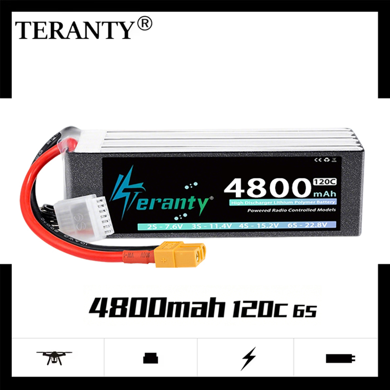 Bateria Lipo TERANTY 6S 4800mA - Drone Battery 6S avaliação e preço