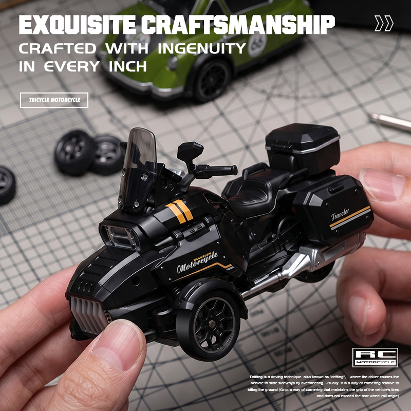 Motocicleta RC Drift de Três R - Drone Battery Alarm avaliação e preço