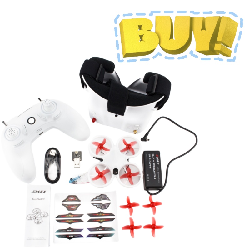 EMAX EZ Pilot 82MM Mini 5.8G D - Drone Battery 3S avaliação e preço