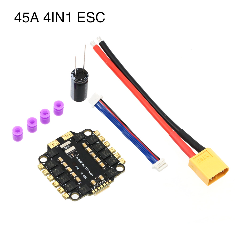 UAngel 4IN1 45A 60A ESC BLHELI - Drone Battery 6S avaliação e preço