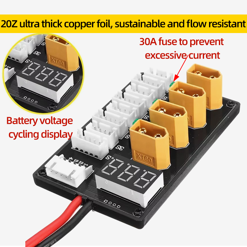 Placa de carregamento paralela - Drone Battery Parallel Board avaliação e preço