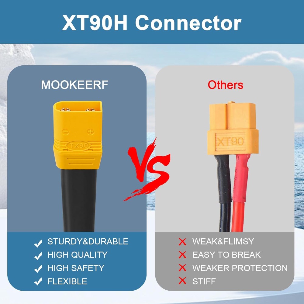 Xt90 para o anel terminal cabo - Drone Battery Connector avaliação e preço