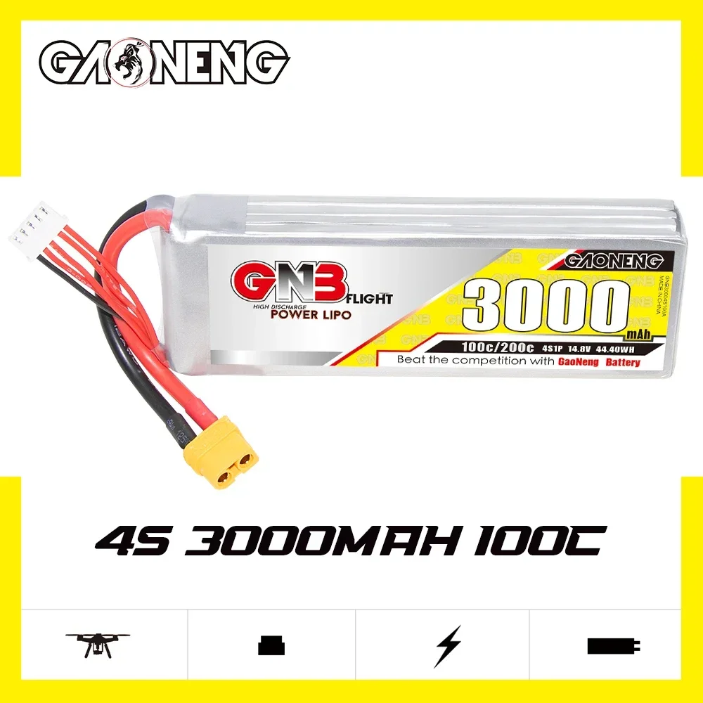 GAONENG GNB 3000mAh 4S 100C 20 - Drone Battery 4S avaliação e preço