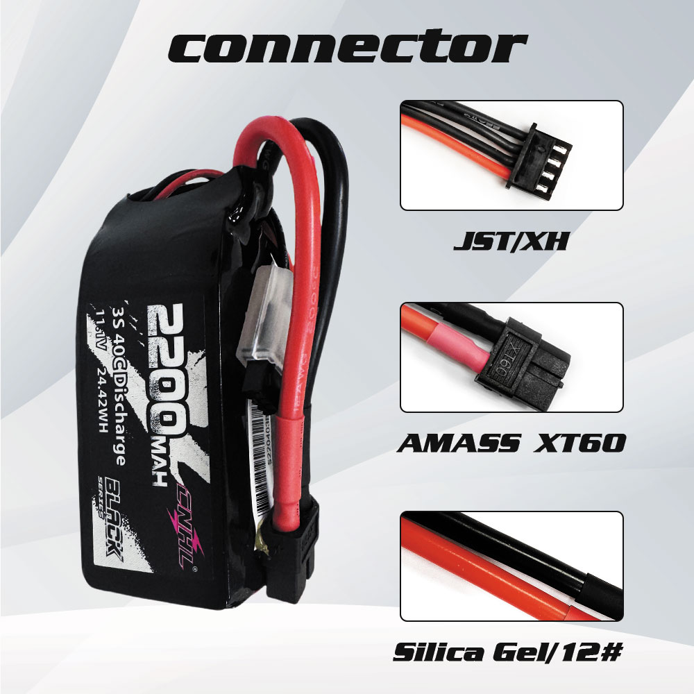 Bateria lipo cnhl 3s 40c 2200  - Drone Battery Connector avaliação e preço