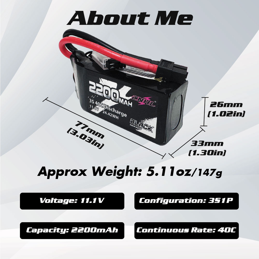 Bateria lipo cnhl 3s 40c 2200  - Drone Battery Connector avaliação e preço