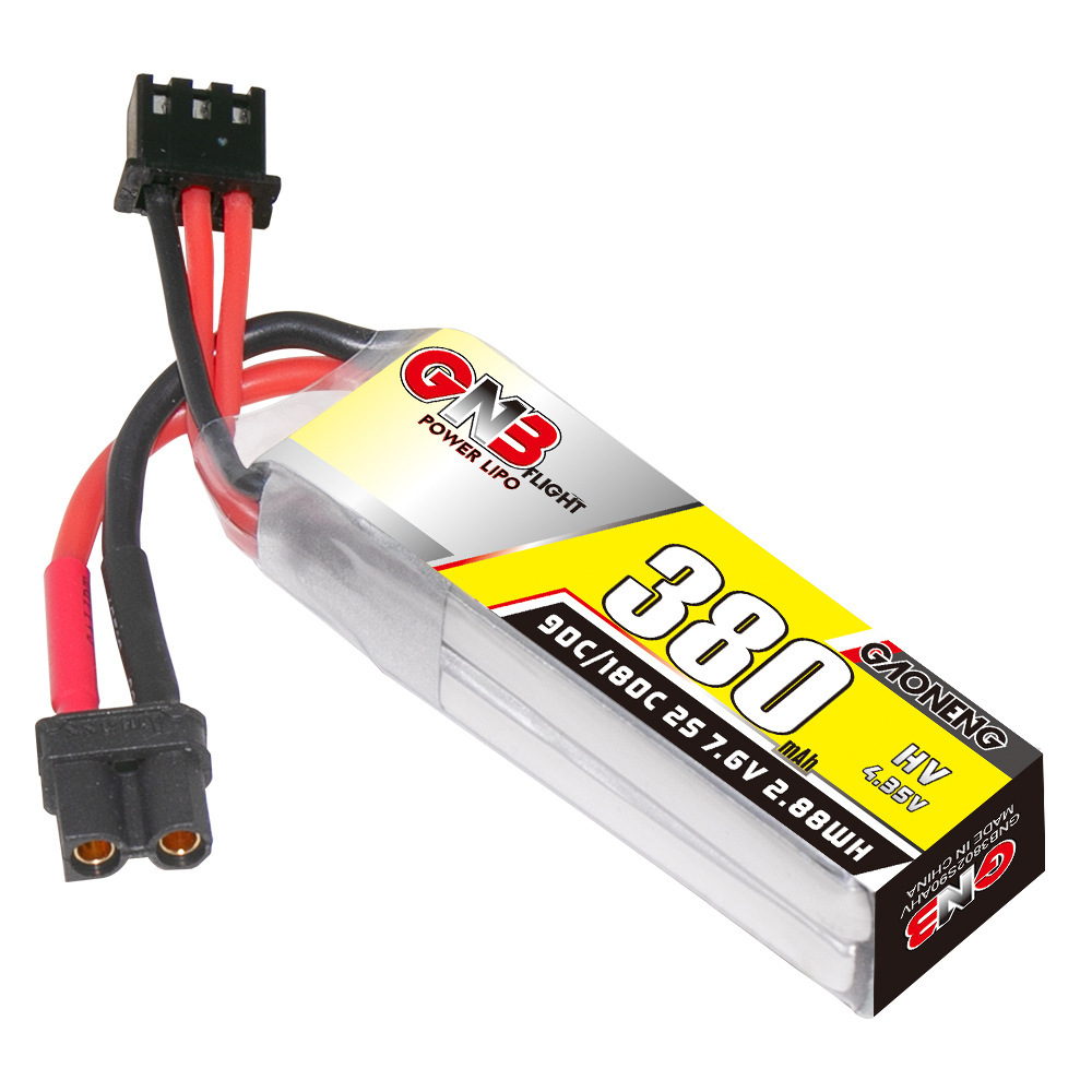 Bateria Lipo GNB 2S 7.6V 380mA - Drone Battery Lipo avaliação e preço