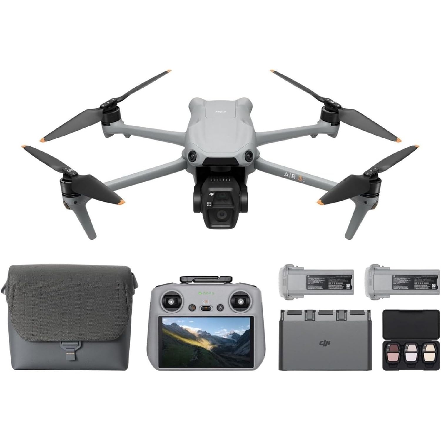 DJI Air 3S Fly More Combo (Con - Drone Battery 3S avaliação e preço