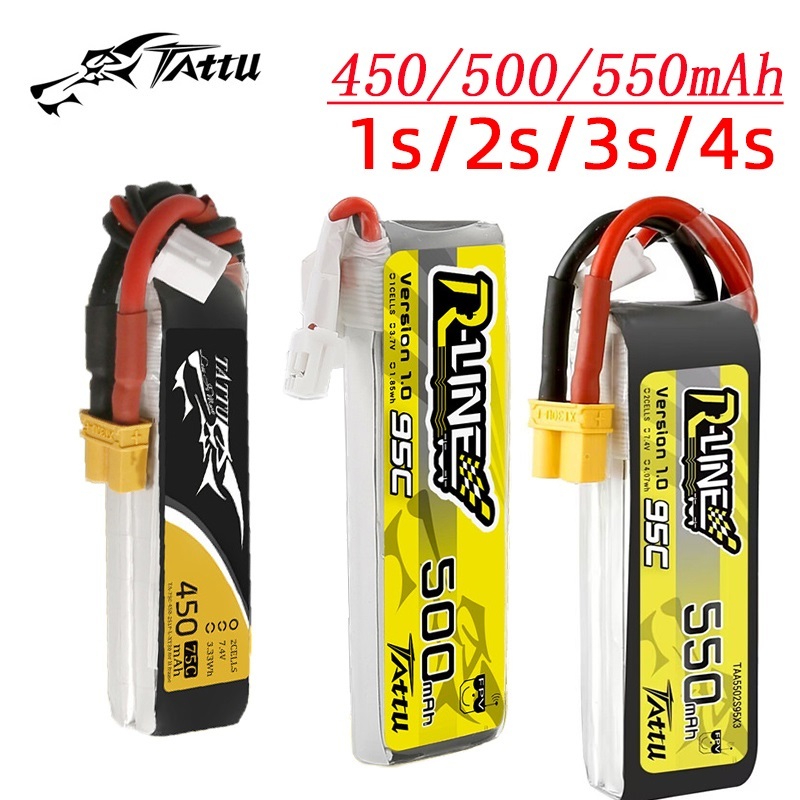 3 pçs nova tattu 450/500/550ma - Drone Battery 3S avaliação e preço