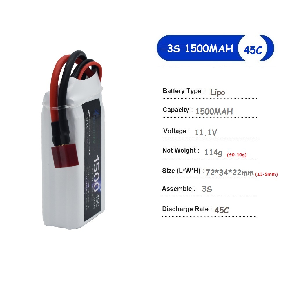 Bateria lipo 11.1v 3s 1500mah  - Drone Battery Li-Ion avaliação e preço