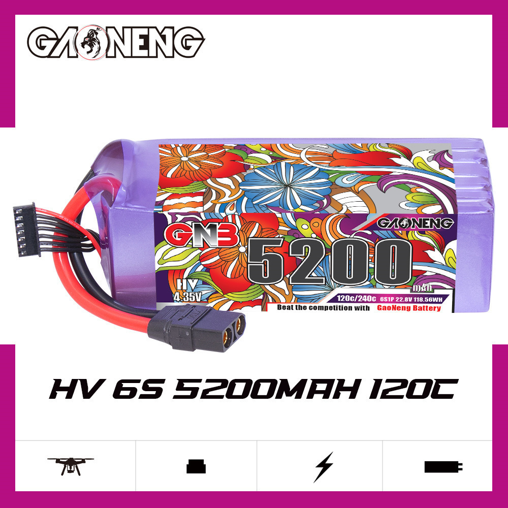 Bateria lipo gnb 6s 22.8v 3000 - Drone Battery Connector avaliação e preço