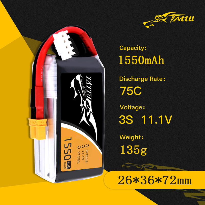 Bateria TATTU-LiPo para Helicó - Drone Battery Li-Ion avaliação e preço